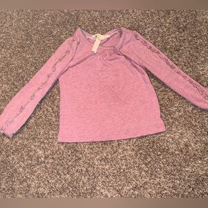 Matilda Jane long sleeve shirt ruffle detail, elastic wrist size 12-18 months